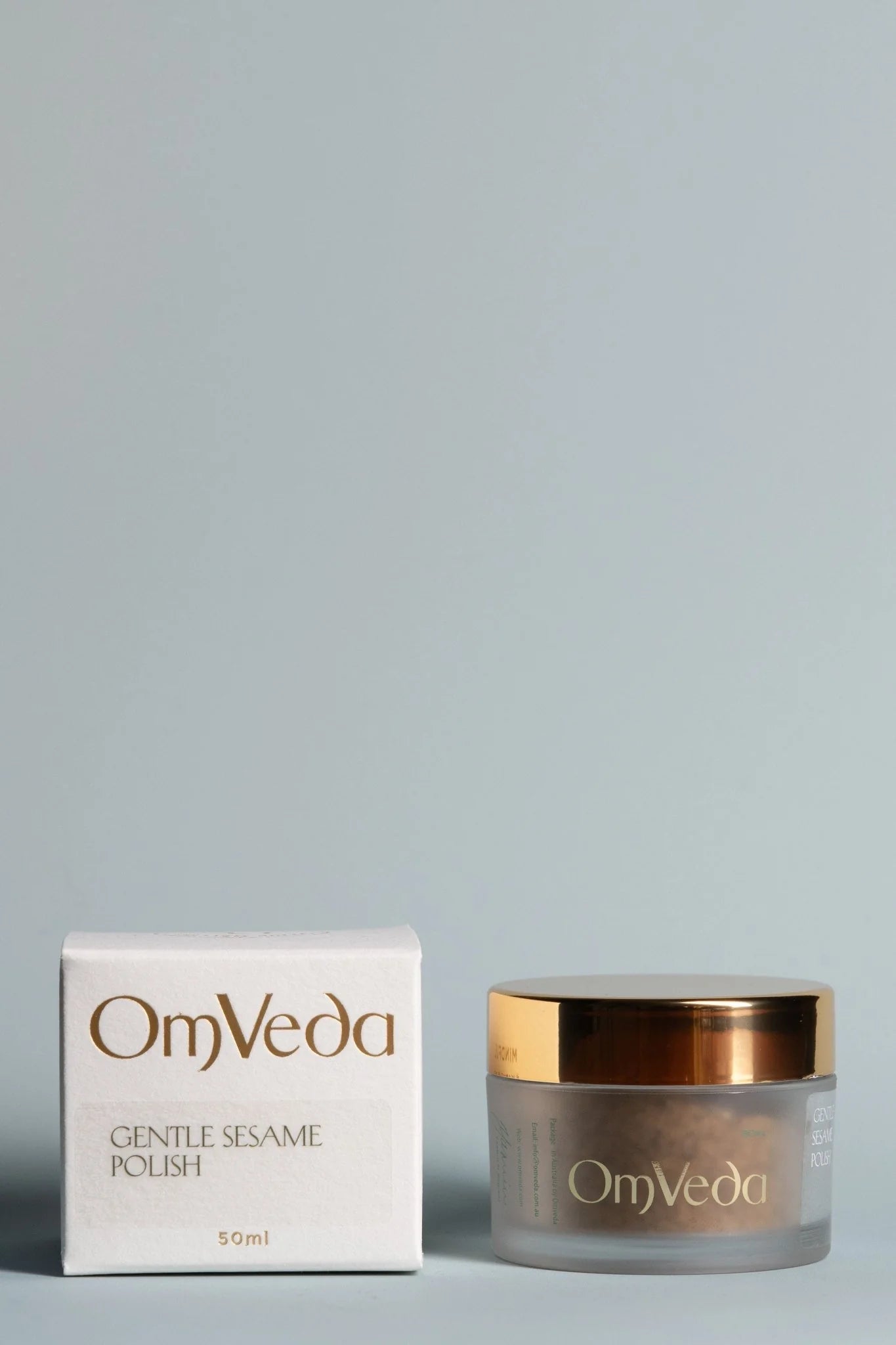 OmVeda Sesame Polish 50ml | Gentle Ayurvedic Facial Exfoliant