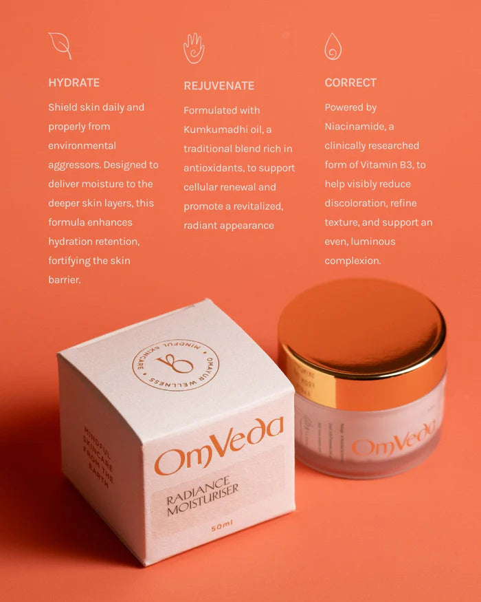 OmVeda Radiance Moisturiser 50ml