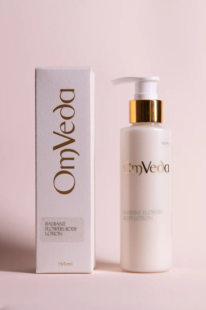 OmVeda Radiant Flowers Body Lotion 150ml